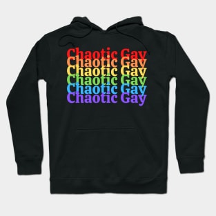 "Chaotic Gay" D&D Alignment Hoodie